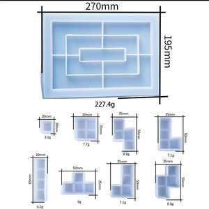 Tetris Ornaments Mold