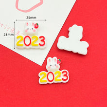 Load image into Gallery viewer, Blessing Resin Rabbit Year Accessories
