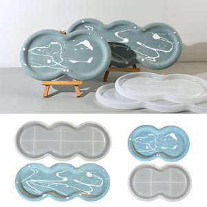 Tray with Multiple Circular Edge Mold