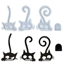 Load image into Gallery viewer, Three Kittens Wall Decoration Candle Holder Mold
