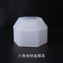 Load image into Gallery viewer, Hexagonal Storage Box Silicone Mold
