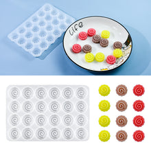 Load image into Gallery viewer, 24 Mini Fish Roll Silicone Mold
