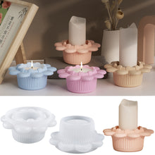 Load image into Gallery viewer, Flower Candle Holder Mold
