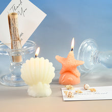 Load image into Gallery viewer, Star Shell Sea Horse Candle Silicone Mold
