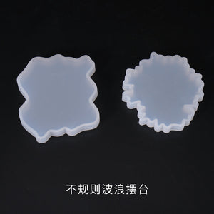 Irregular Waves Coaster Silicone Mold