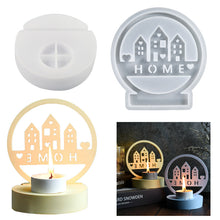 Load image into Gallery viewer, Love House Candlestick Silicone Mold

