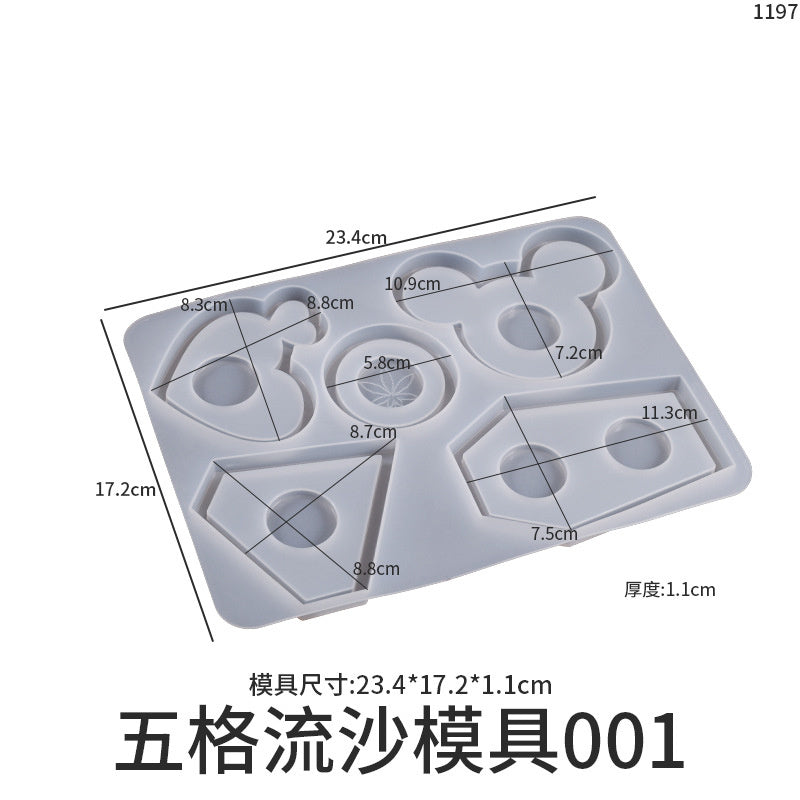 Five Grid Quicksand Mold
