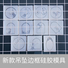 Load image into Gallery viewer, Pendant Frame Silicone Mold
