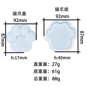 Cat Paw Storage Box Mold