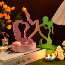 Load image into Gallery viewer, Valentine&#39;s Day Couple Kissing Candle Holder Mold

