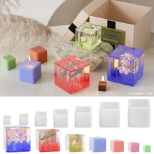 Load image into Gallery viewer, Cube Candle Mold
