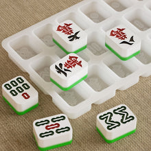 Load image into Gallery viewer, Mahjong All Color Thirteen Thirty Eight Flower Plaque Silicone Mold
