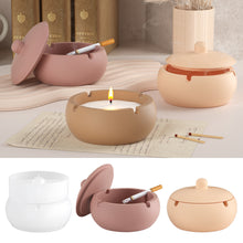 Load image into Gallery viewer, Round with Lid Ashtray Storage Can Candle Cup Mold
