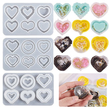 Load image into Gallery viewer, Pixel Love Flowing Sand Pendant Mold
