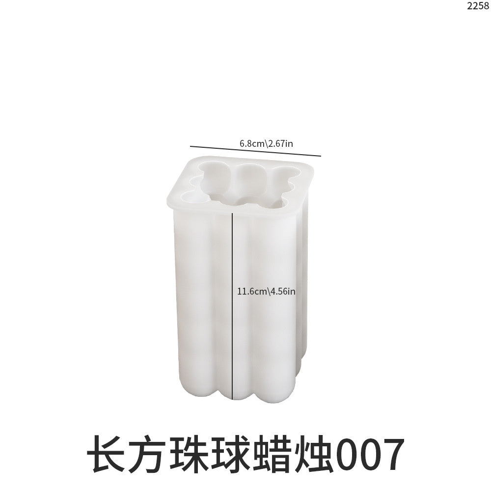 Rectangular Bead Candle Mold