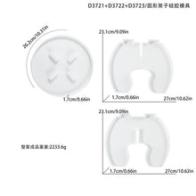 Load image into Gallery viewer, Square Circular Splicing Silicone Mold
