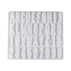 Digital Alphabet 26 English Plaque Letter Mold