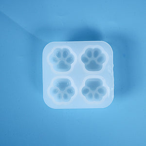 Mini Cat Paw Pendant Silicone Mold