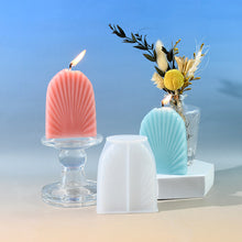 Load image into Gallery viewer, Fan-shaped Shell Ornament Candle Mold
