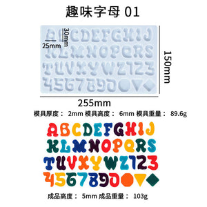 Alphabet Number Letters Mold