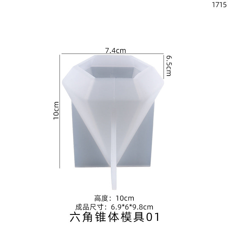Cylindrical Cone Ring Holder Mold