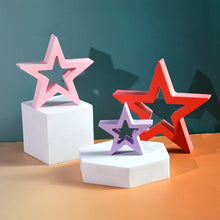 Load image into Gallery viewer, Hollow Star Ornament Silicone Mold
