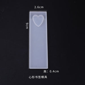 Heart shaped Box Hollow Pendant Bookmark Mold