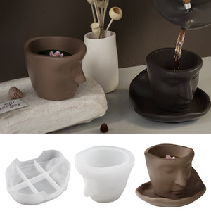 Face Storage Coaster Mold