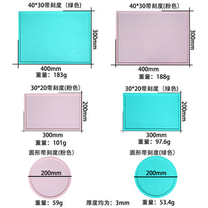 Silicone Pad with Scale