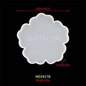 Cherry Blossom Coaster Tray Mold