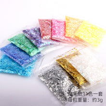 Load image into Gallery viewer, Iridescent Glitter Powder/Candy paper Set
