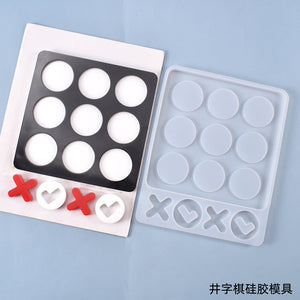 Nostalgia Childhood Fun Chinese Chess Silicone Mold