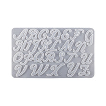 Load image into Gallery viewer, Large English Letter Keychain Mold
