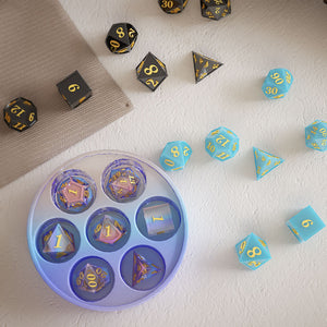 Multi Sided Dice Set and Storage Box Mold