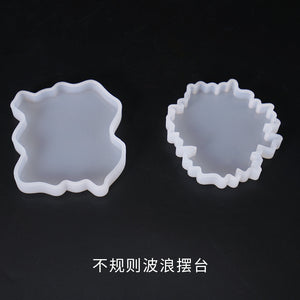 Irregular Waves Coaster Silicone Mold