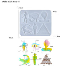 Load image into Gallery viewer, Egyptian Element Earring Pendant Silicone Mold
