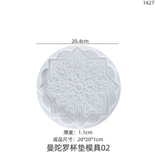 Load image into Gallery viewer, Mandala Coaster Mold
