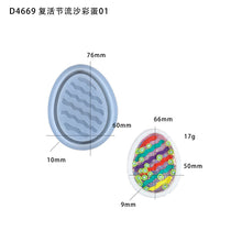 Load image into Gallery viewer, Cartoon Easter Egg Rabbit Hanging Silicone Mold
