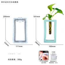 Load image into Gallery viewer, Geometric Hollow Tube Vase Silicone Mold
