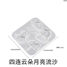Load image into Gallery viewer, Flowing Sand Pendant Silicone Mold
