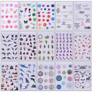 Multiple Transparent Color Stickers