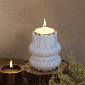 Stripe Candle Silicone Mold