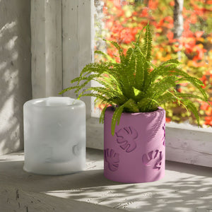 Multiple Wall Mounted Succulent Vases Silicone Mold