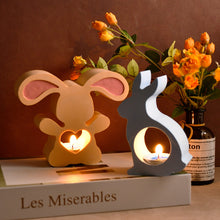 Load image into Gallery viewer, Easter Rabbit Candle Holder Silicone Mold
