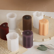 Load image into Gallery viewer, Cylindrical Candle Silicone Mold
