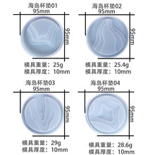 Load image into Gallery viewer, Island Coaster Silicone Mold
