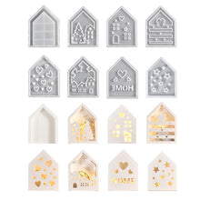 Load image into Gallery viewer, Luminous Hollow House Storage Box Silicone Mold

