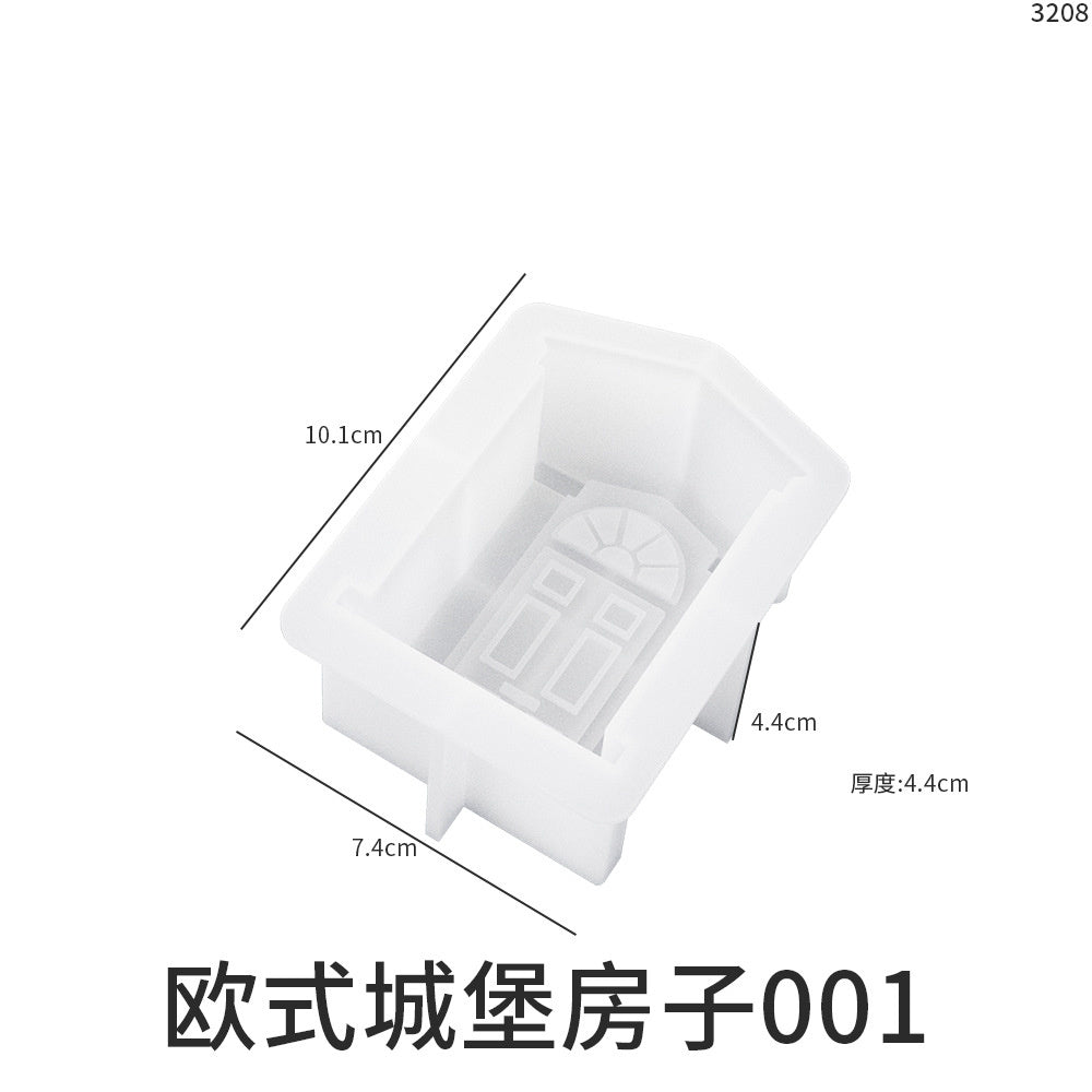 European Castle House Mold