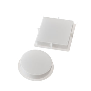 Square Round Coaster Silicone Mold