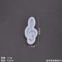 Load image into Gallery viewer, Animal Little Cat Music Notes Snowflake Dolphin Hippo Pendant Mold
